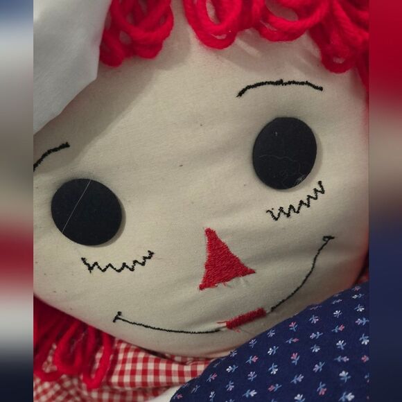 Vintage Classic Raggedy Ann and Andy Doll Set 3 ft - Picture 7 of 8